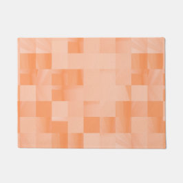 Paillasson Couleurs personnalisées des Carrés de Peach Fuzz