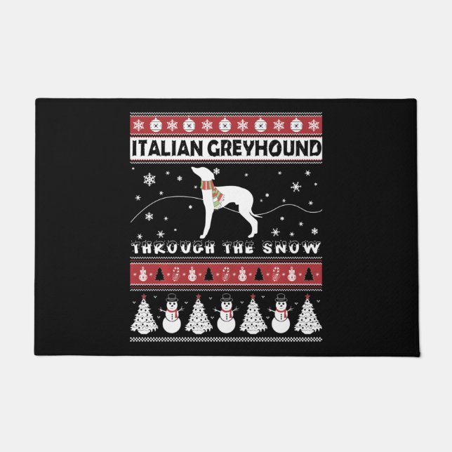 Paillasson Coupe du Christ italienne de Greyhound (Devant)