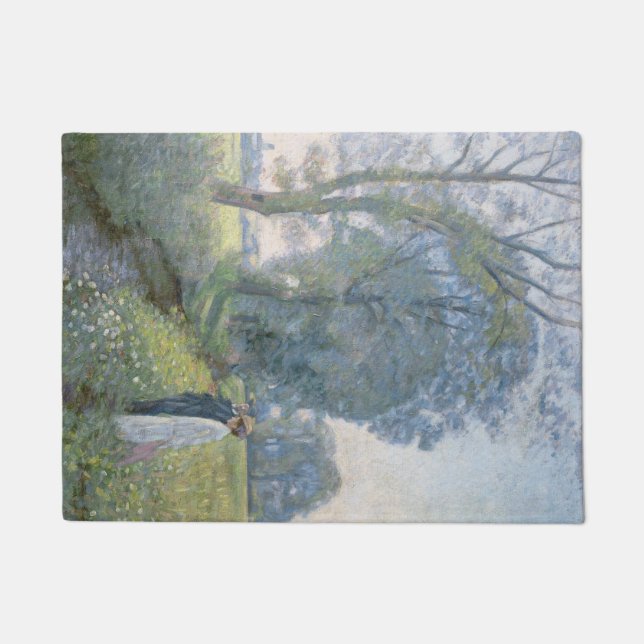 Paillasson Couple engagé (Mariage et mariage) (Fiançailles) (Devant)