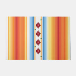 Paillasson Couverture traditionnelle de Serape de Mexicain