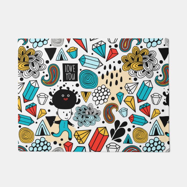 Paillasson Crazy head (Devant)