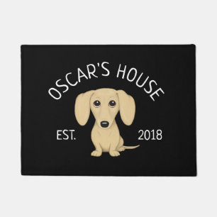 Paillasson Cream Dachshund   Cute Wiener Amoureux des chiens 