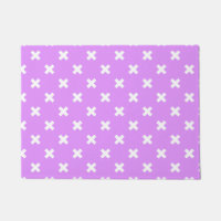 Croix blanches sur lilas