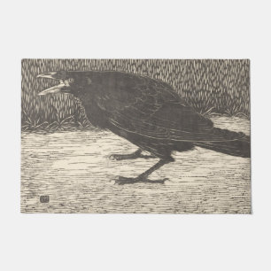 Paillasson Crow hurlant (par Jan Mankes)