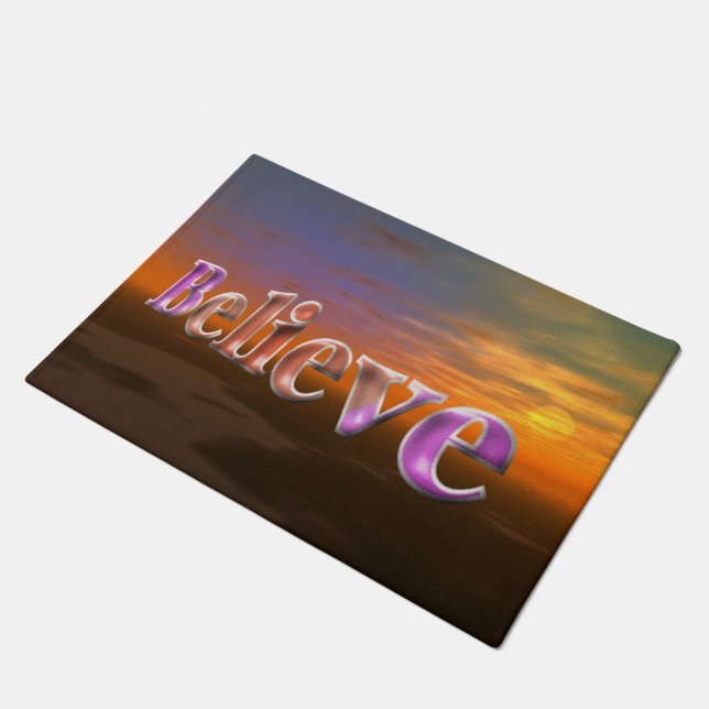 Paillasson Croyez Imaginaire Sun Sky Inspirational (Incliné)