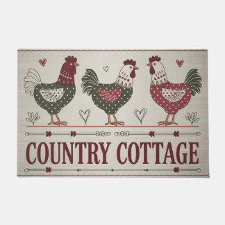 Paillasson Cuisine rustique au coq
