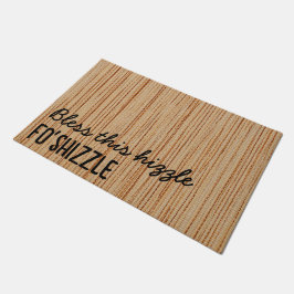 Paillasson Custom Bless Ce Hizzle Fo'Shizzle Funky Welcome