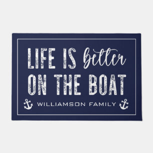 Paillasson Custom Life est meilleur sur le bateau Boat Life