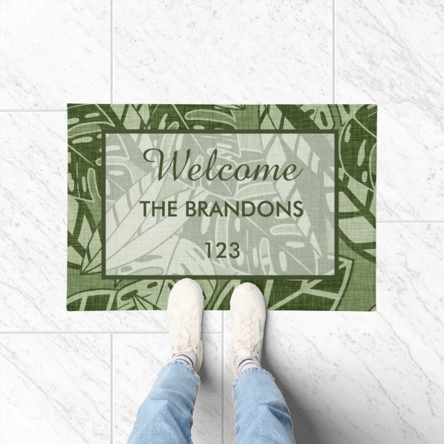 Paillasson Custom Tropical Welcome Mat (Intérieur)