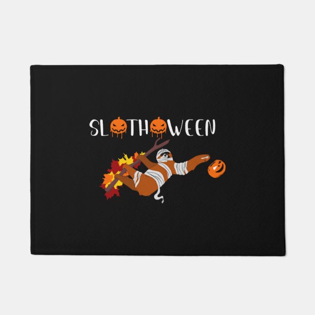 Paillasson Cute sloth Slothoween Halloween costume (Devant)