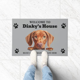 Paillasson Cute Vizsla Photo Chien
