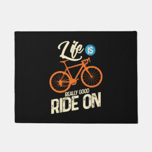Paillasson Cyclisme - La Vie Est Vraiment Une Bonne Promenade