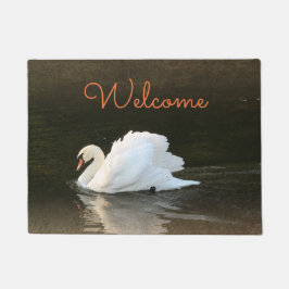 Paillasson Cygne d'aquarelle