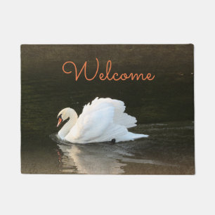 Paillasson Cygne d'aquarelle