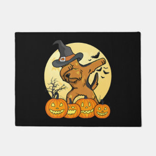 Paillasson Dabbing Airedale Terrier Funny Chien Halloween Cad