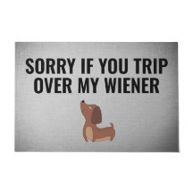 Dachshund Doormat - Traverser mon Wiener