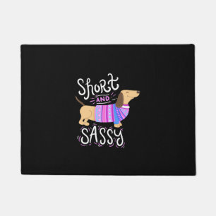 Paillasson Dachshund Short Et Sassy