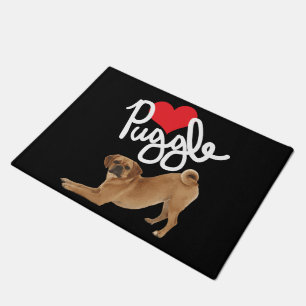 Paillasson d'amour de Puggle par de mini frères
