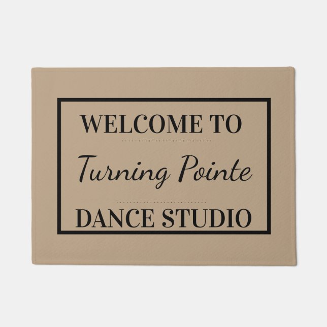 Paillasson Dance Studio Personnalisé (Devant)
