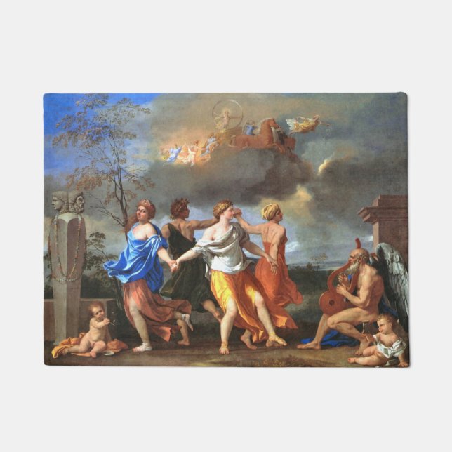 Paillasson Danse à la musique du temps (par Nicholas Poussin) (Devant)