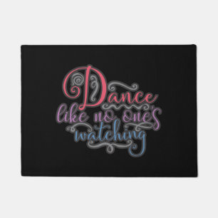 Paillasson Danser drôle comme personne ne regarde la reine d