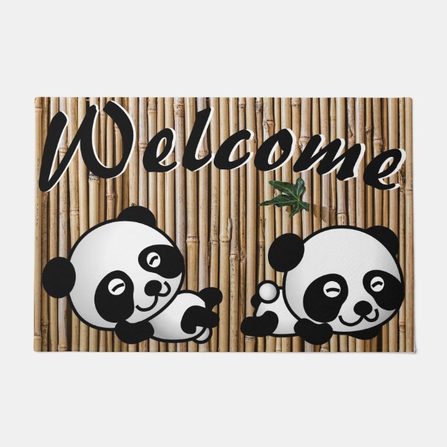 Paillasson de bambou de panda (Devant)