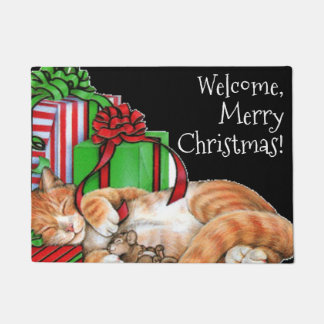 Paillasson de Noël de Kitty