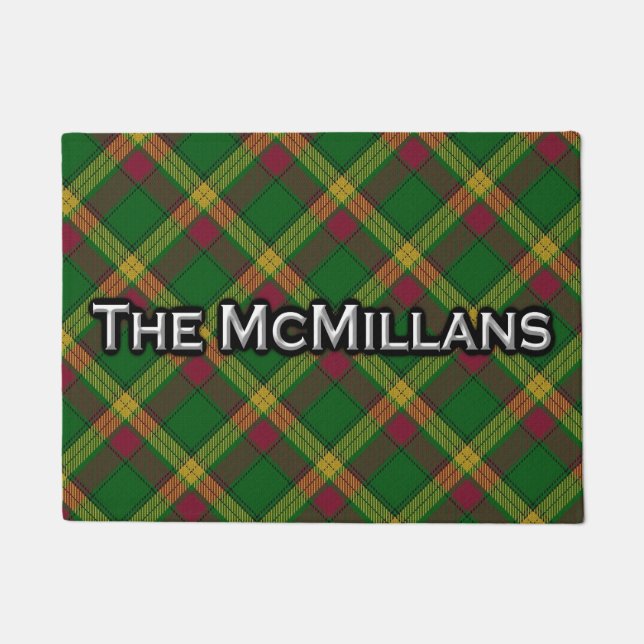 Paillasson de tartan de McMillan MacMillan de clan (Devant)