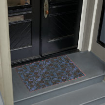 Décor vintage bleu et gris ardoise