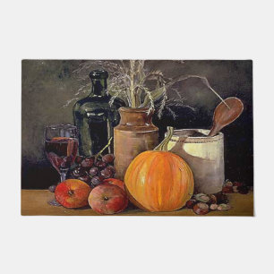 Paillasson Décorations d'automne sur table, Citrouille, Fruit
