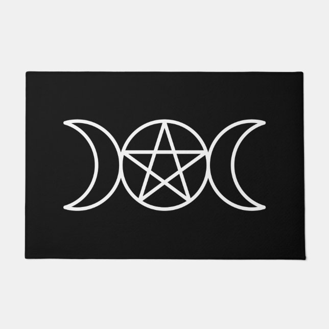 Paillasson Déesse Pentacle Triple Moon (Devant)