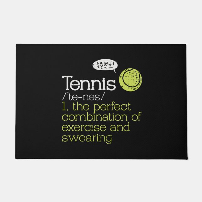 Paillasson Définition du tennis (Devant)