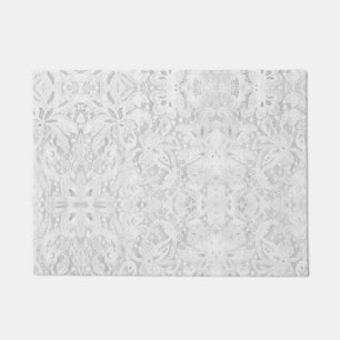 Paillasson Dentelle blanche tombante