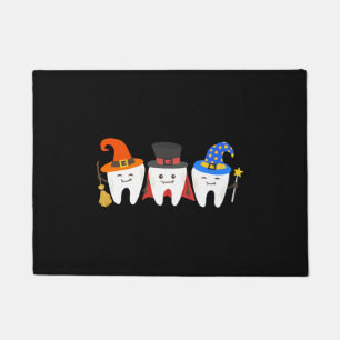 Paillasson Dentiste Halloween dents Dentaire