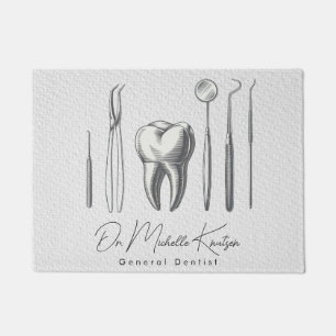 Paillasson Dentiste tendance Professional Dental White
