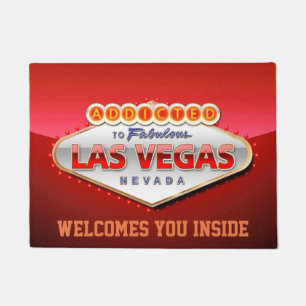 Paillasson Dépendant signe drôle à Las Vegas, Nevada