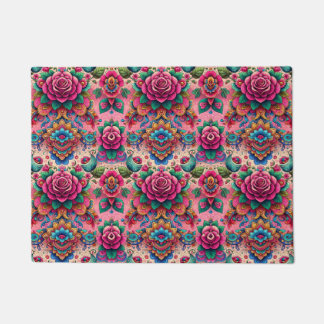 Paillasson Design de roses roses roses exotiques