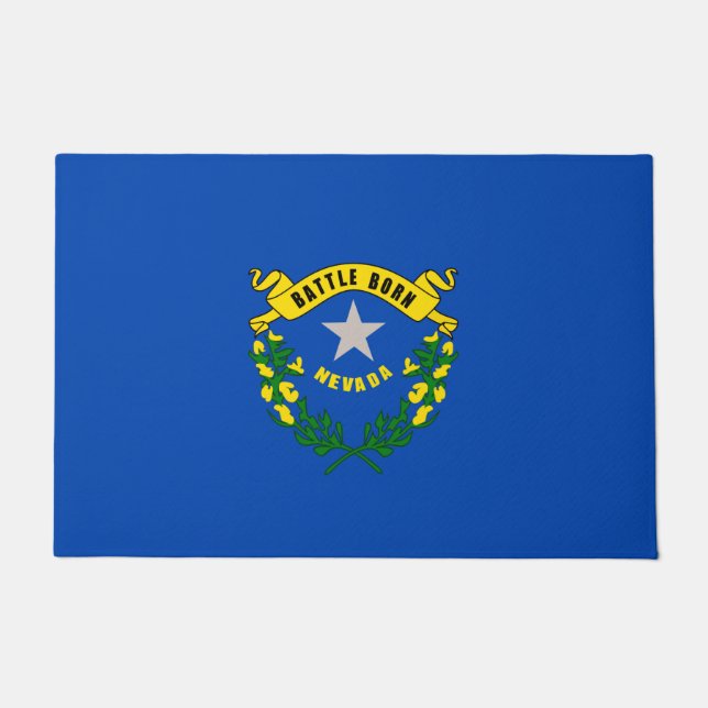 Paillasson Design du drapeau d'état du Nevada (Devant)