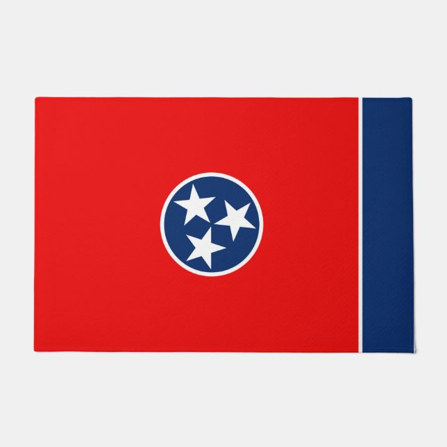 Paillasson Design du drapeau d'état du Tennessee (Devant)