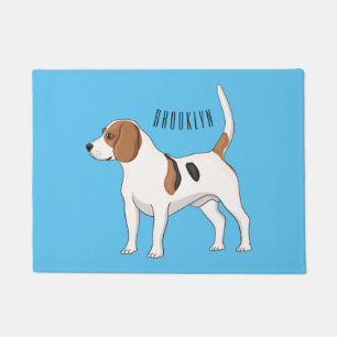 Paillasson dessin animé de chien beagle
