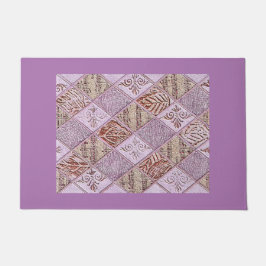 Paillasson Dessins De Diamant En Rose