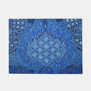 Paillasson Détail de mosaïque bleue, Allemagne