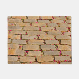 Paillasson Détail de pavage en pavés