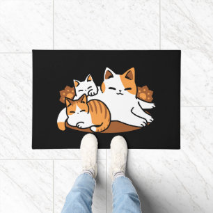 Paillasson Détendez-vous Art Chat - 'Laze Furr Days' pour les