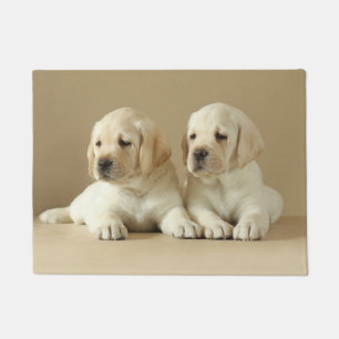 Paillasson Deux Marionnettes Golden Labrador