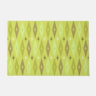 Paillasson Diamonds Stars Chartreuse, 1950