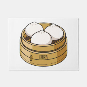 Paillasson Dim sum dessin animé