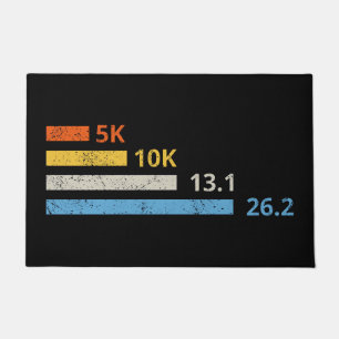 Paillasson Distances de course I - 5K 10K 13,1 26,2 Marathoni