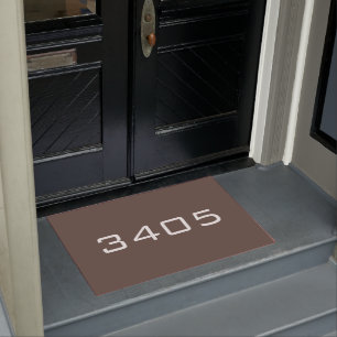 Paillasson do-it-yourself ADRESSE PERSONNALISÉE NUMÉRO et c
