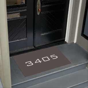 Paillasson do-it-yourself ADRESSE PERSONNALISÉE NUMÉRO et m